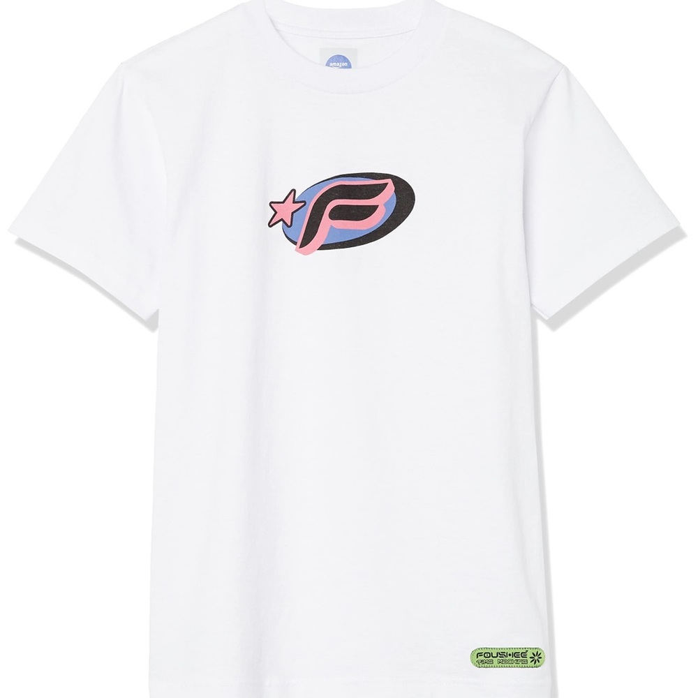 Foushee white T shirt size medium